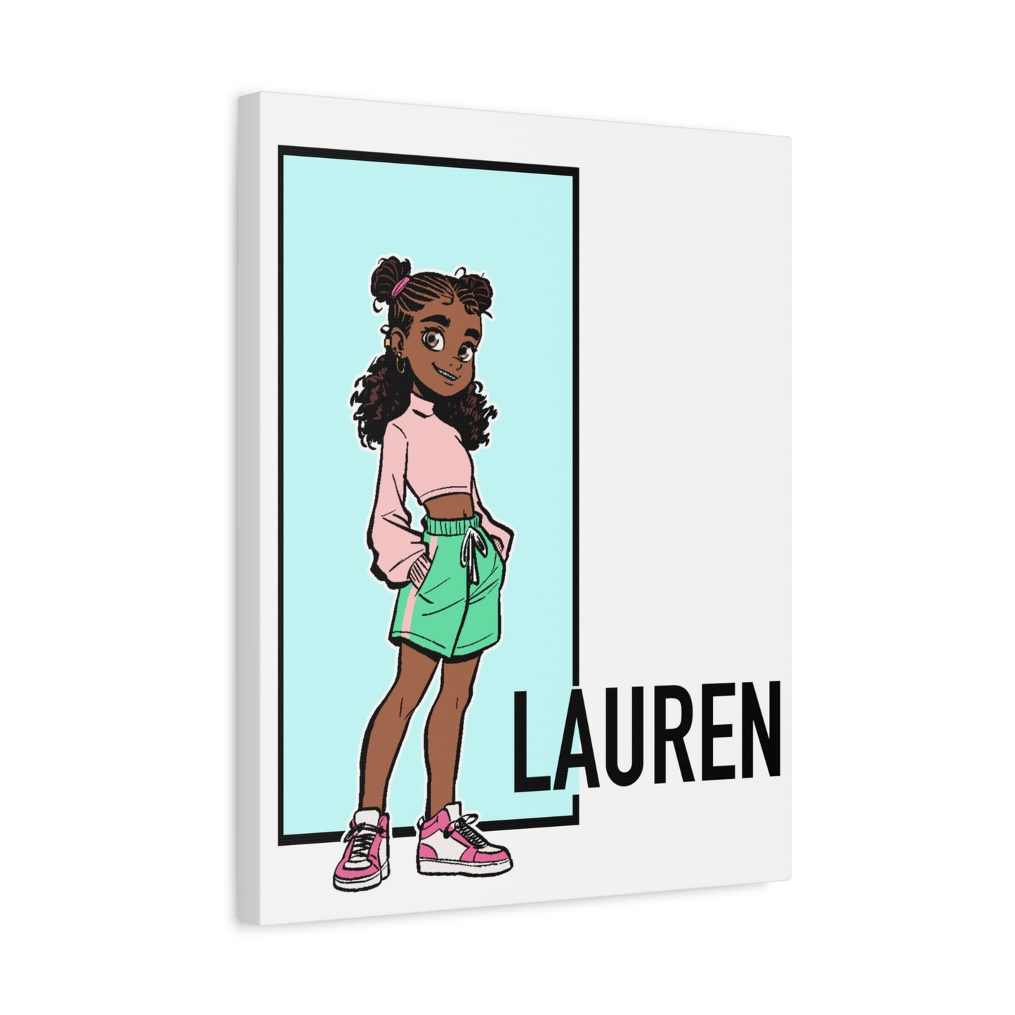 Somewhere in Between™ Lauren Matte Canvas — Stretched 1.25" Depth