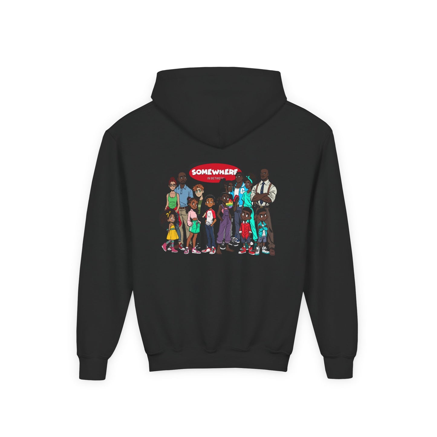 Somewhere in Between™ - Youth Family Portrait Sweatshirt