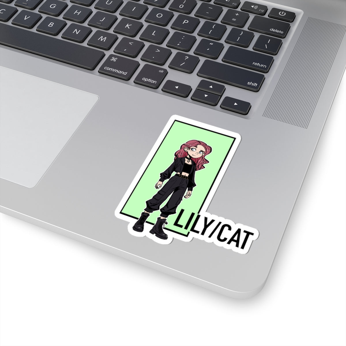 Somewhere in Between™ Kiss-Cut Sticker – Lily/Cat Edition