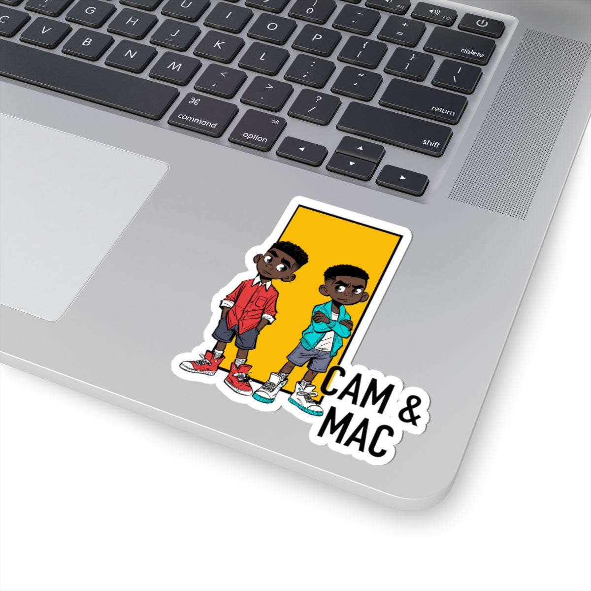 Somewhere in Between™ Kiss-Cut Sticker –Cam & Mac Edition