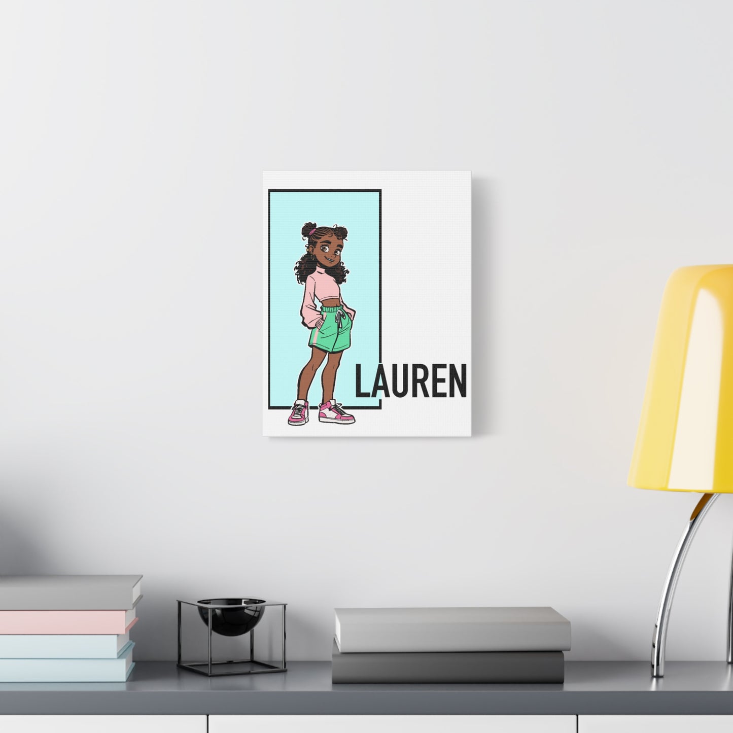 Somewhere in Between™ Lauren Matte Canvas — Stretched 1.25" Depth