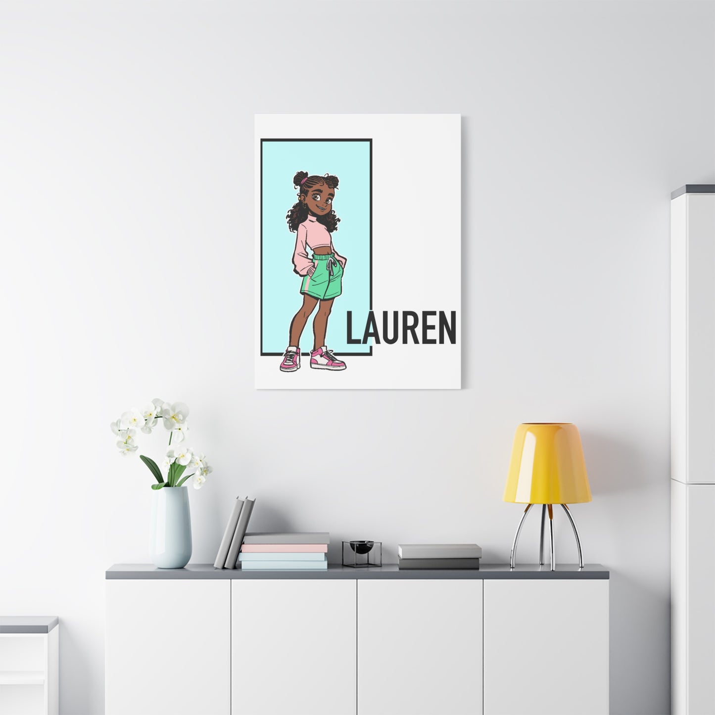 Somewhere in Between™ Lauren Matte Canvas — Stretched 1.25" Depth