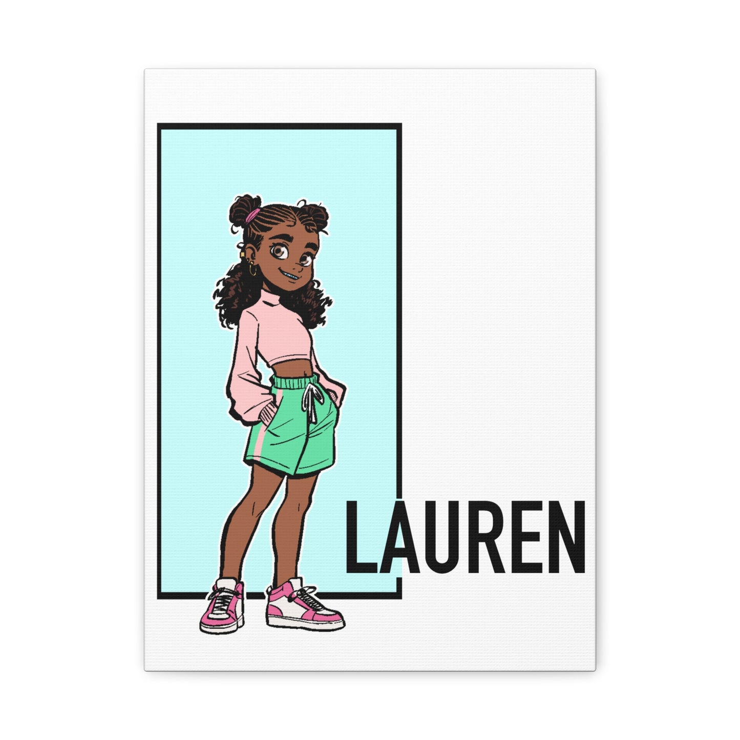 Somewhere in Between™ Lauren Matte Canvas — Stretched 1.25" Depth