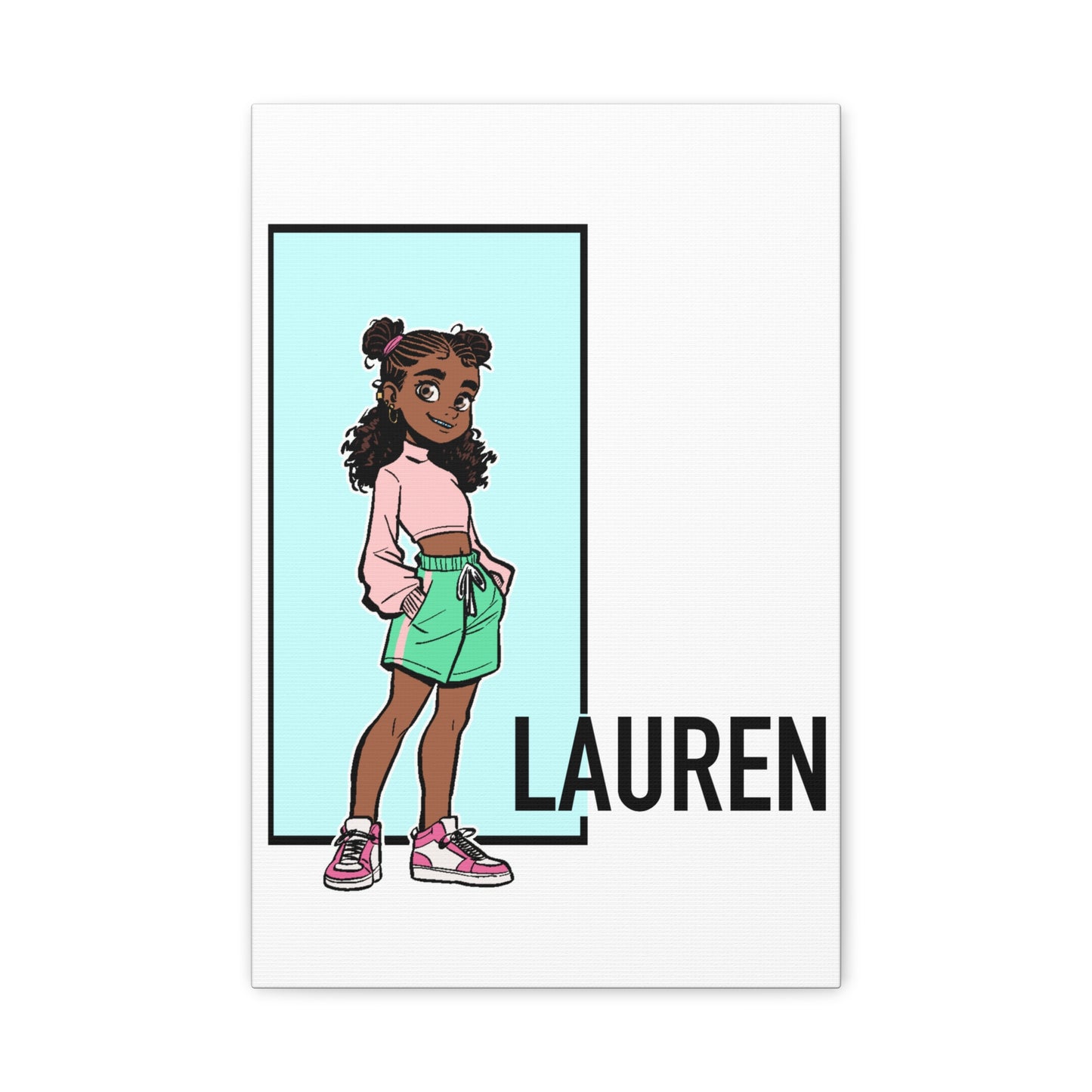 Somewhere in Between™ Lauren Matte Canvas — Stretched 1.25" Depth