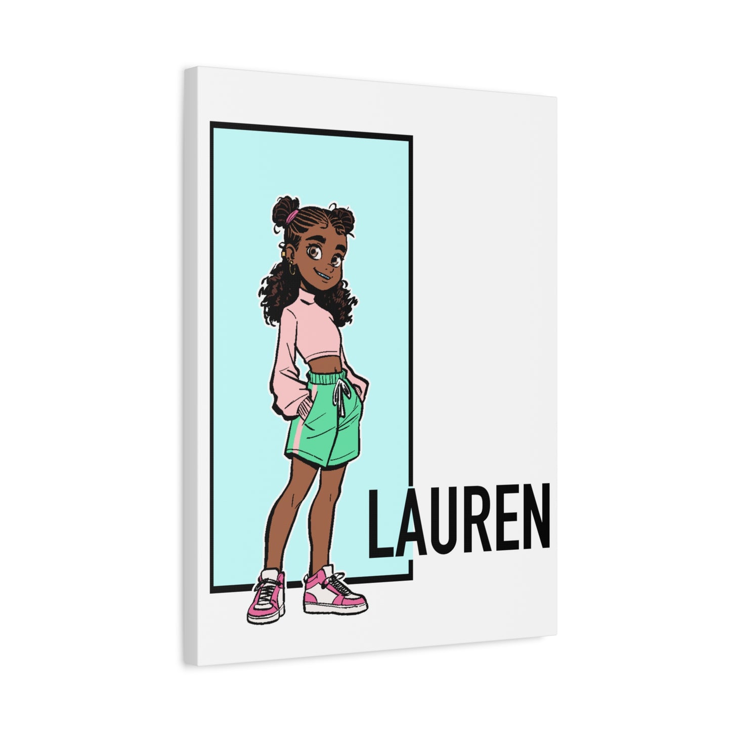 Somewhere in Between™ Lauren Matte Canvas — Stretched 1.25" Depth