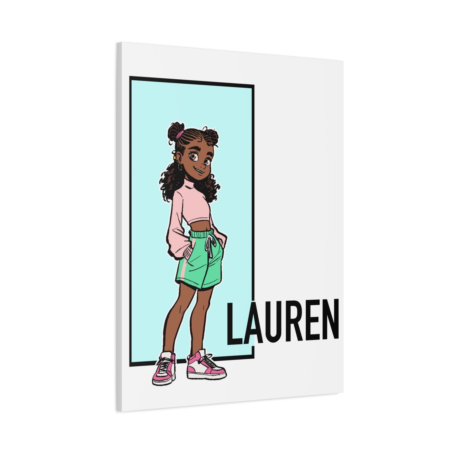 Somewhere in Between™ Lauren Matte Canvas — Stretched 1.25" Depth