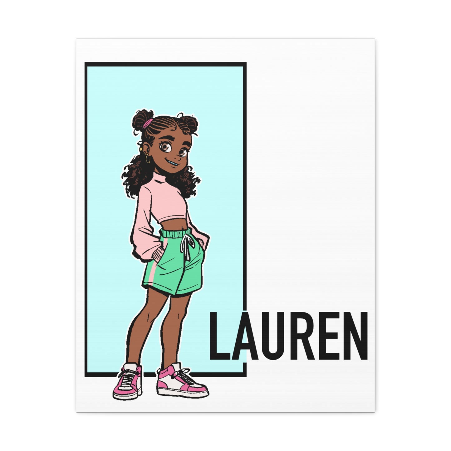 Somewhere in Between™ Lauren Matte Canvas — Stretched 1.25" Depth