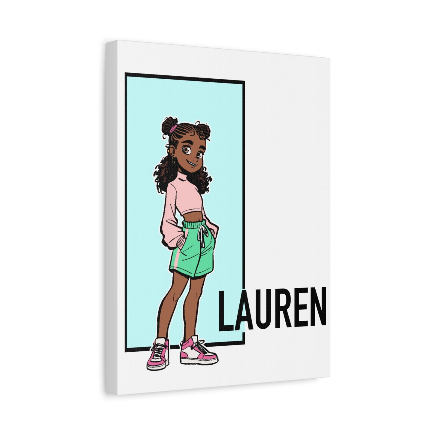 Somewhere in Between™ Lauren Matte Canvas — Stretched 1.25" Depth