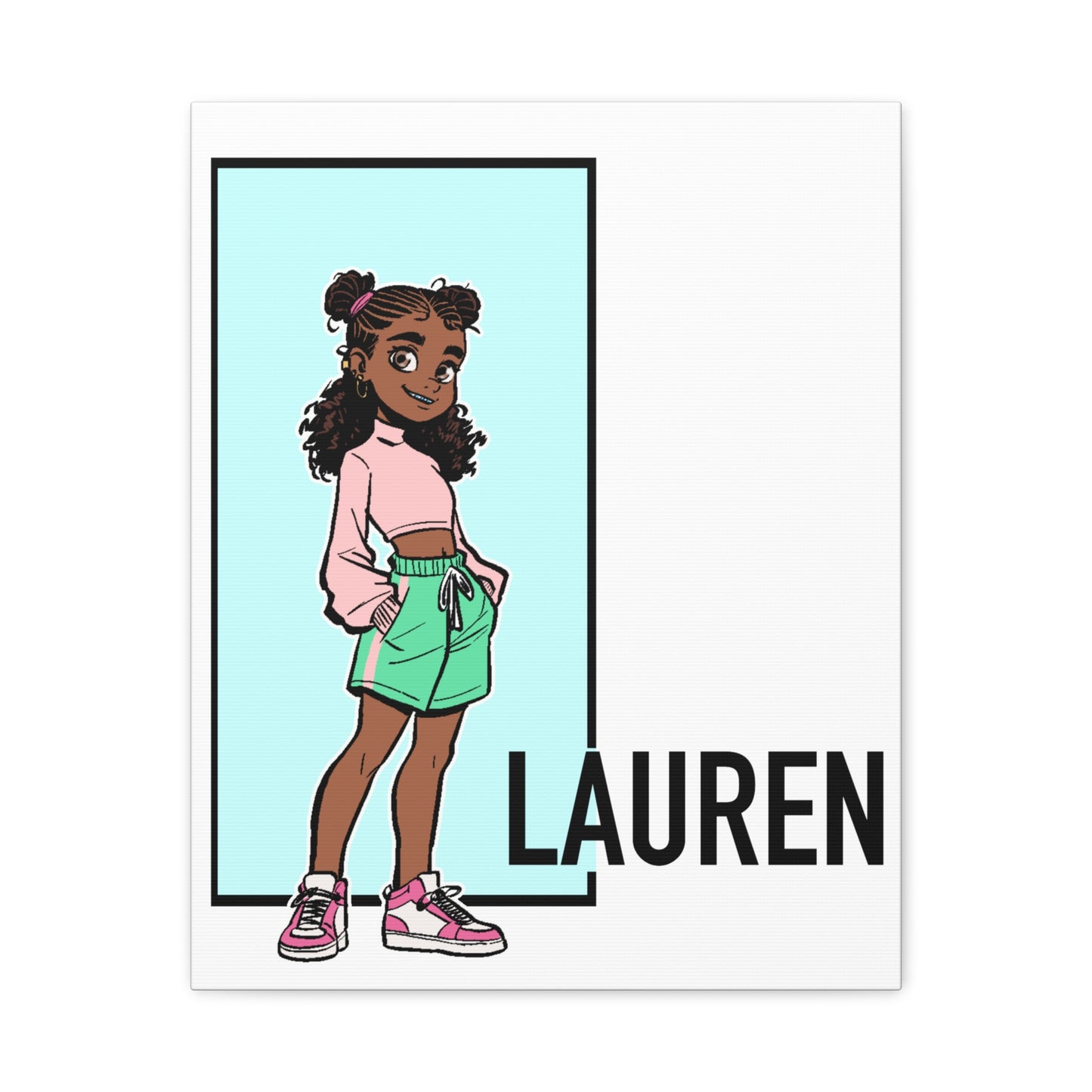 Somewhere in Between™ Lauren Matte Canvas — Stretched 1.25" Depth
