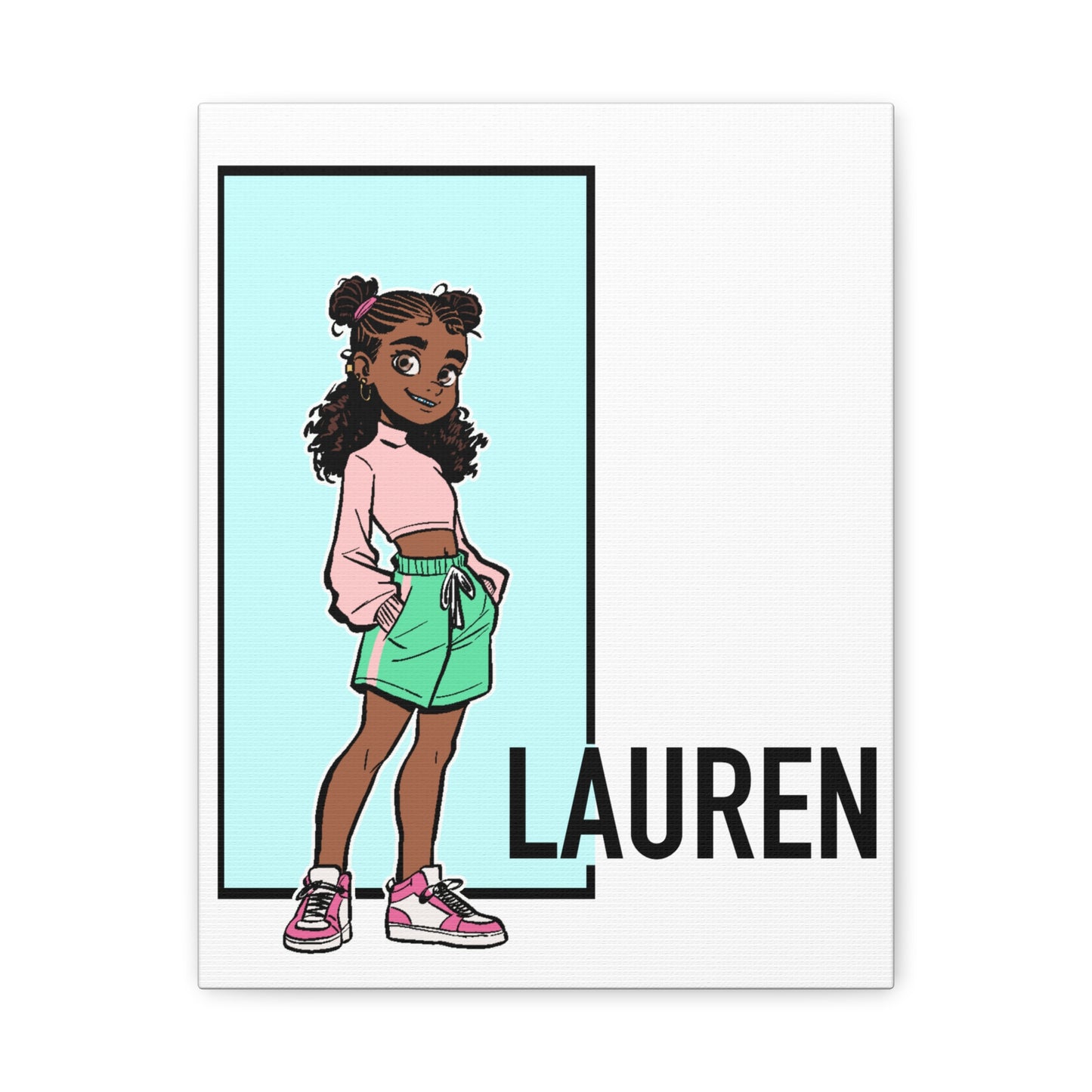 Somewhere in Between™ Lauren Matte Canvas — Stretched 1.25" Depth