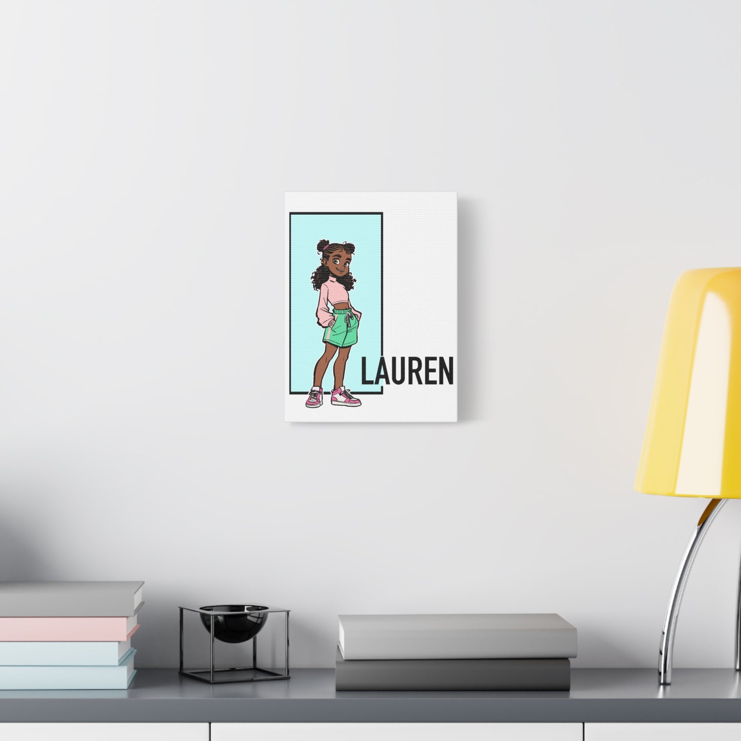 Somewhere in Between™ Lauren Matte Canvas — Stretched 1.25" Depth