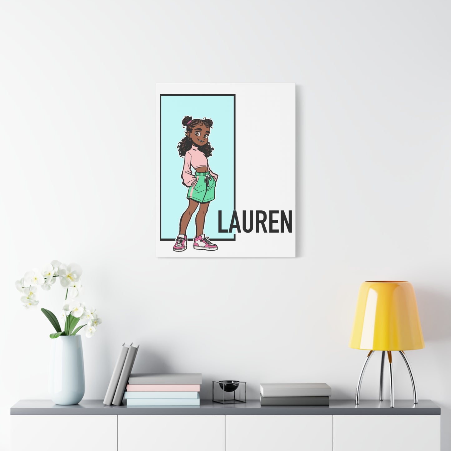 Somewhere in Between™ Lauren Matte Canvas — Stretched 1.25" Depth