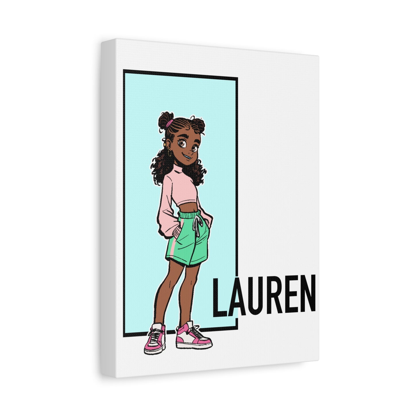 Somewhere in Between™ Lauren Matte Canvas — Stretched 1.25" Depth