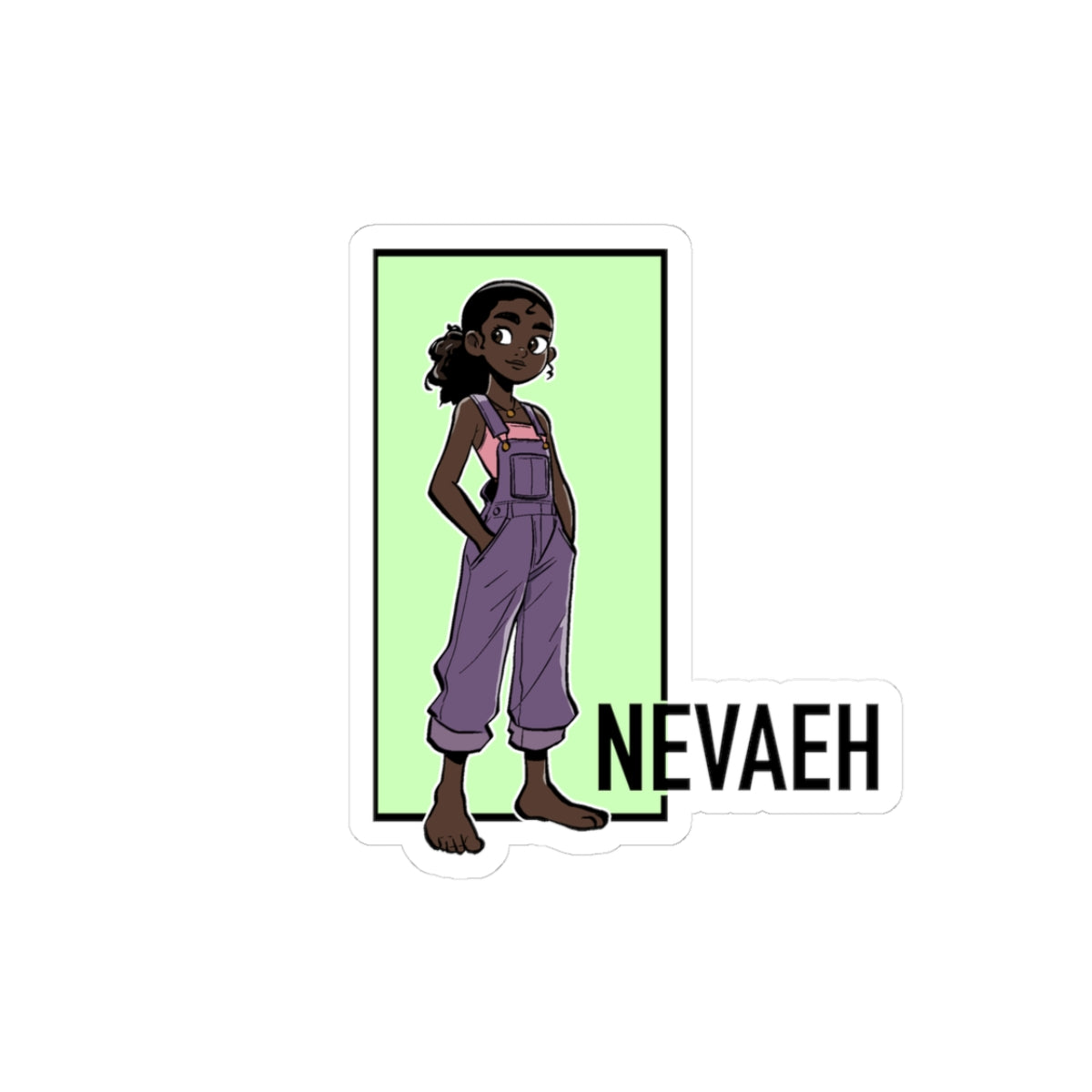 Somewhere in Between™ Kiss-Cut Sticker – Nevaeh Edition
