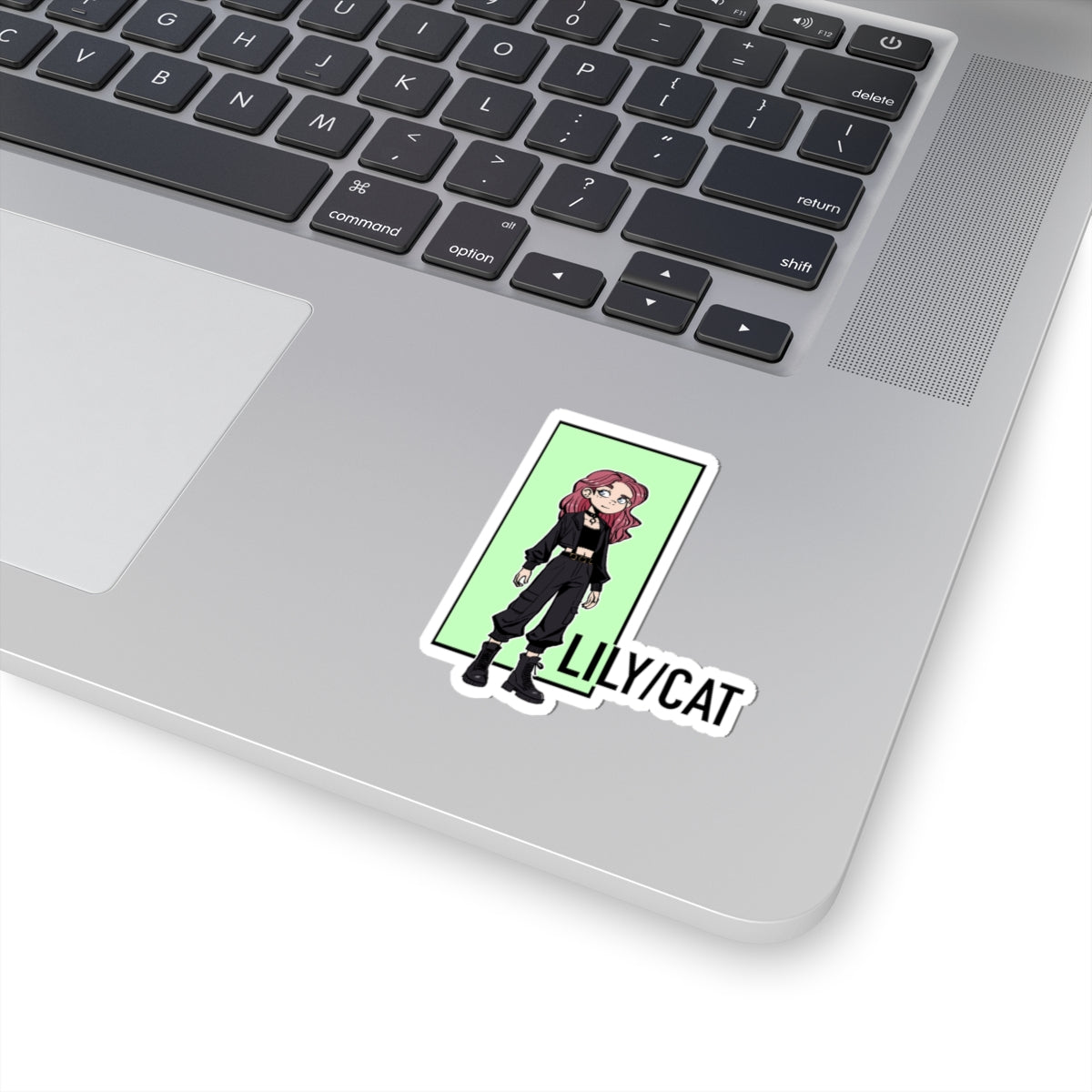 Somewhere in Between™ Kiss-Cut Sticker – Lily/Cat Edition