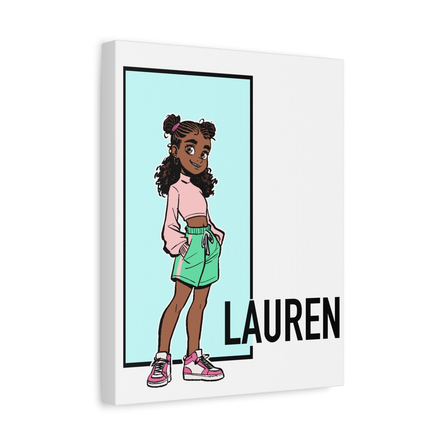 Somewhere in Between™ Lauren Matte Canvas — Stretched 1.25" Depth