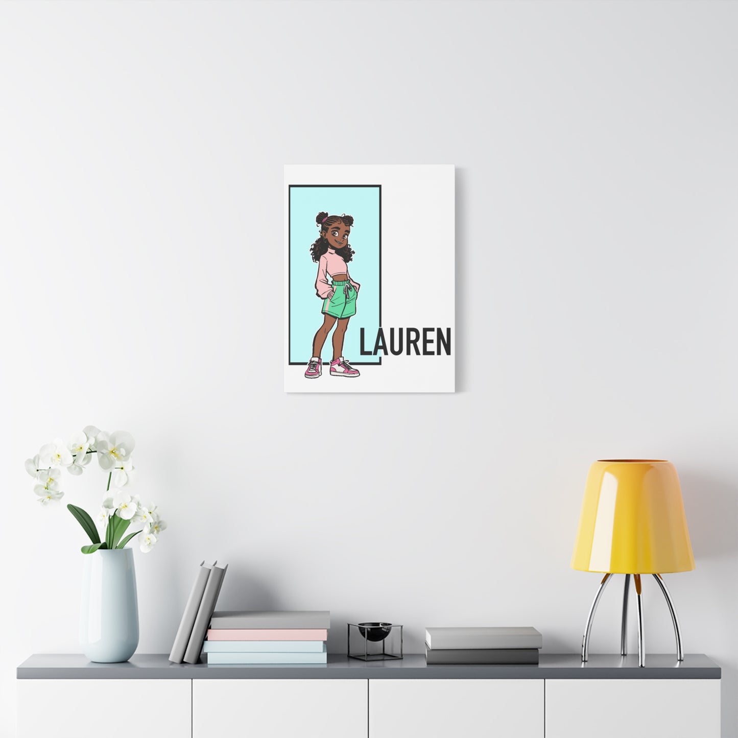 Somewhere in Between™ Lauren Matte Canvas — Stretched 1.25" Depth