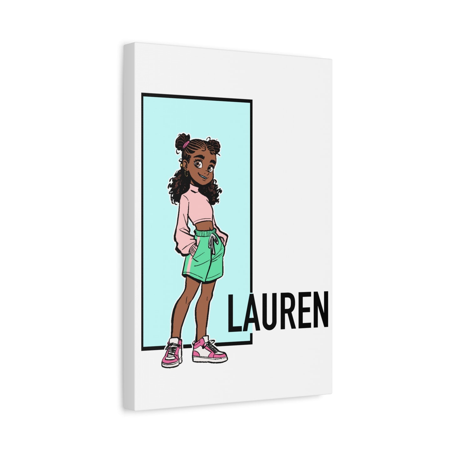 Somewhere in Between™ Lauren Matte Canvas — Stretched 1.25" Depth