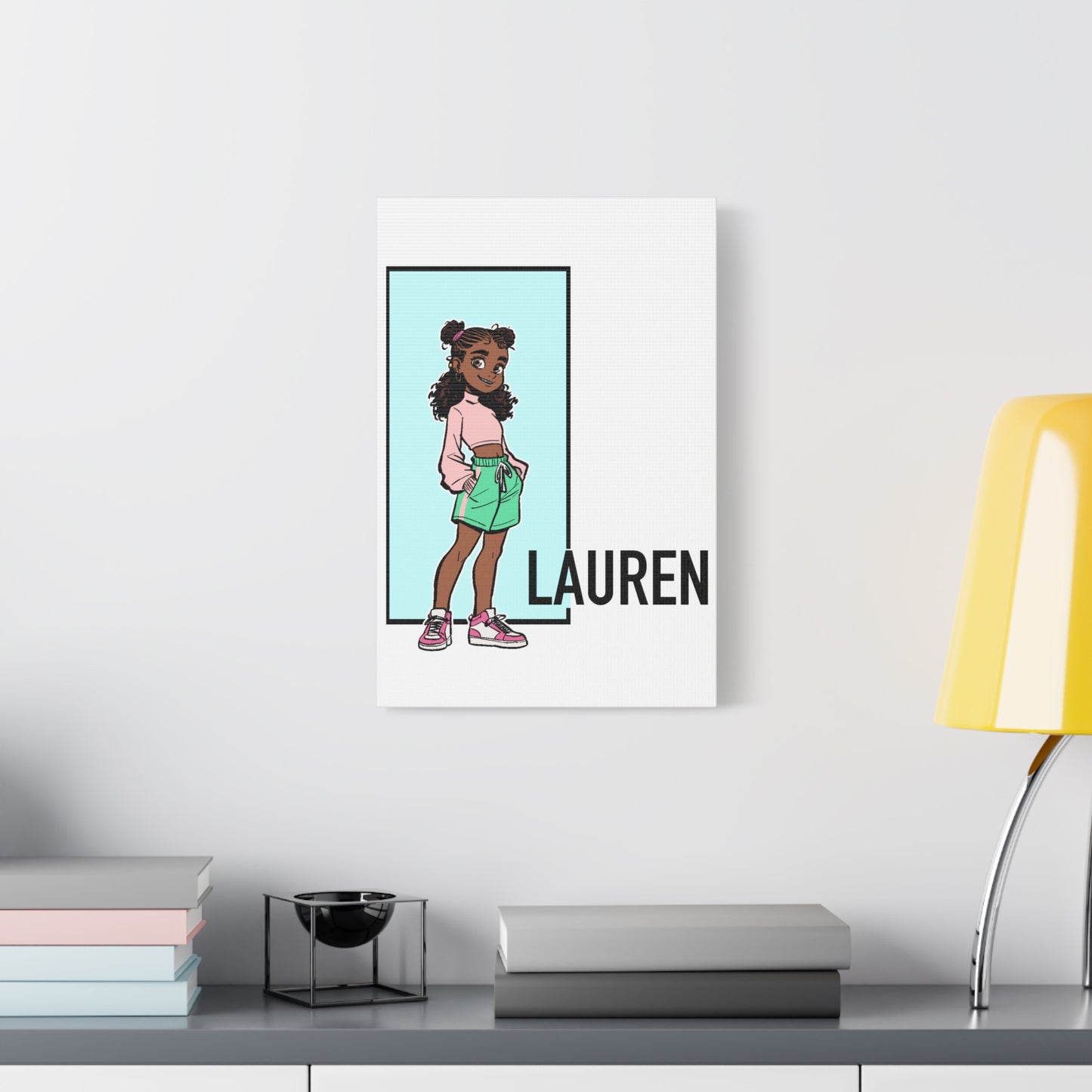 Somewhere in Between™ Lauren Matte Canvas — Stretched 1.25" Depth