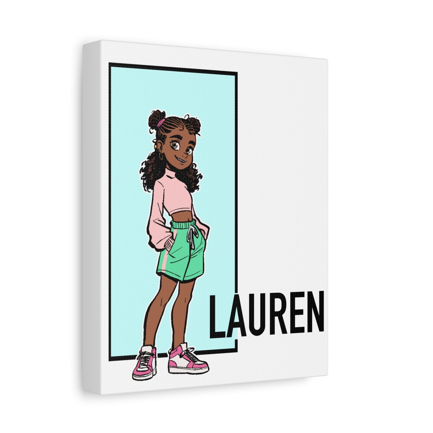 Somewhere in Between™ Lauren Matte Canvas — Stretched 1.25" Depth