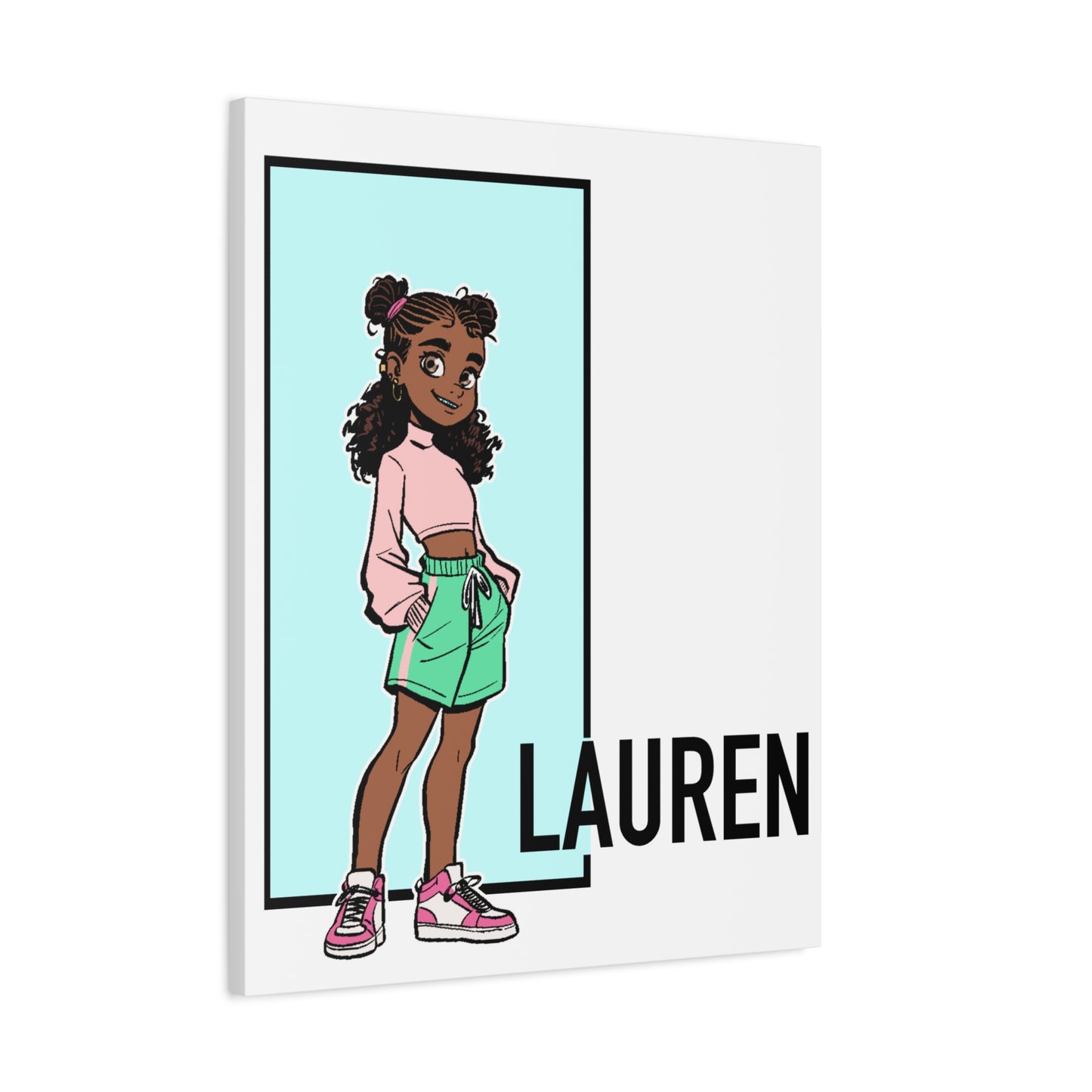 Somewhere in Between™ Lauren Matte Canvas — Stretched 1.25" Depth