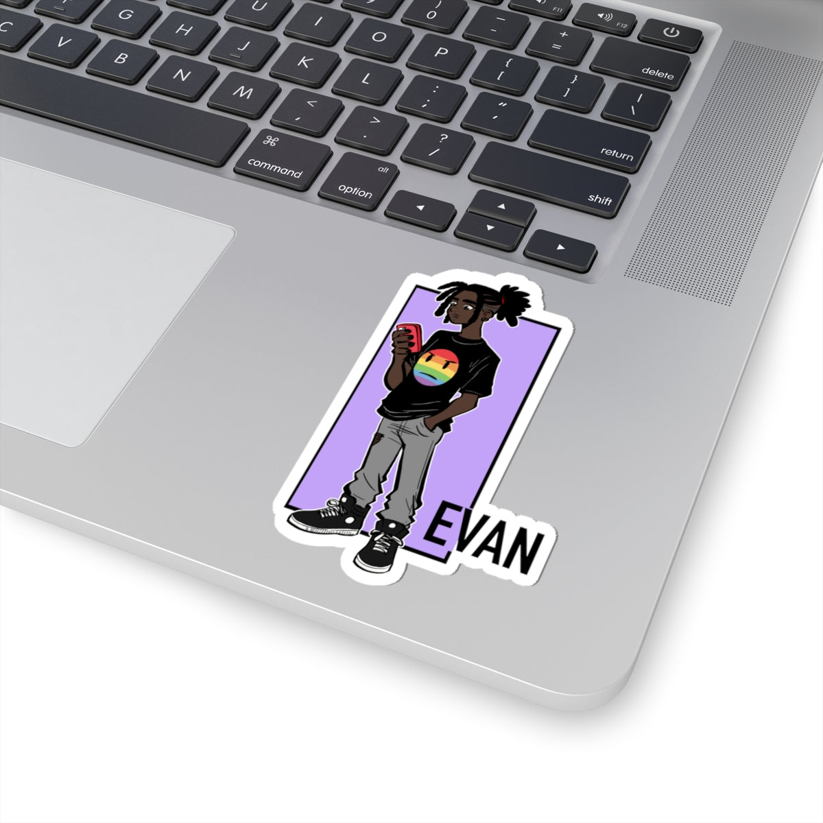 Somewhere in Between™ Kiss-Cut Sticker – Evan Edition