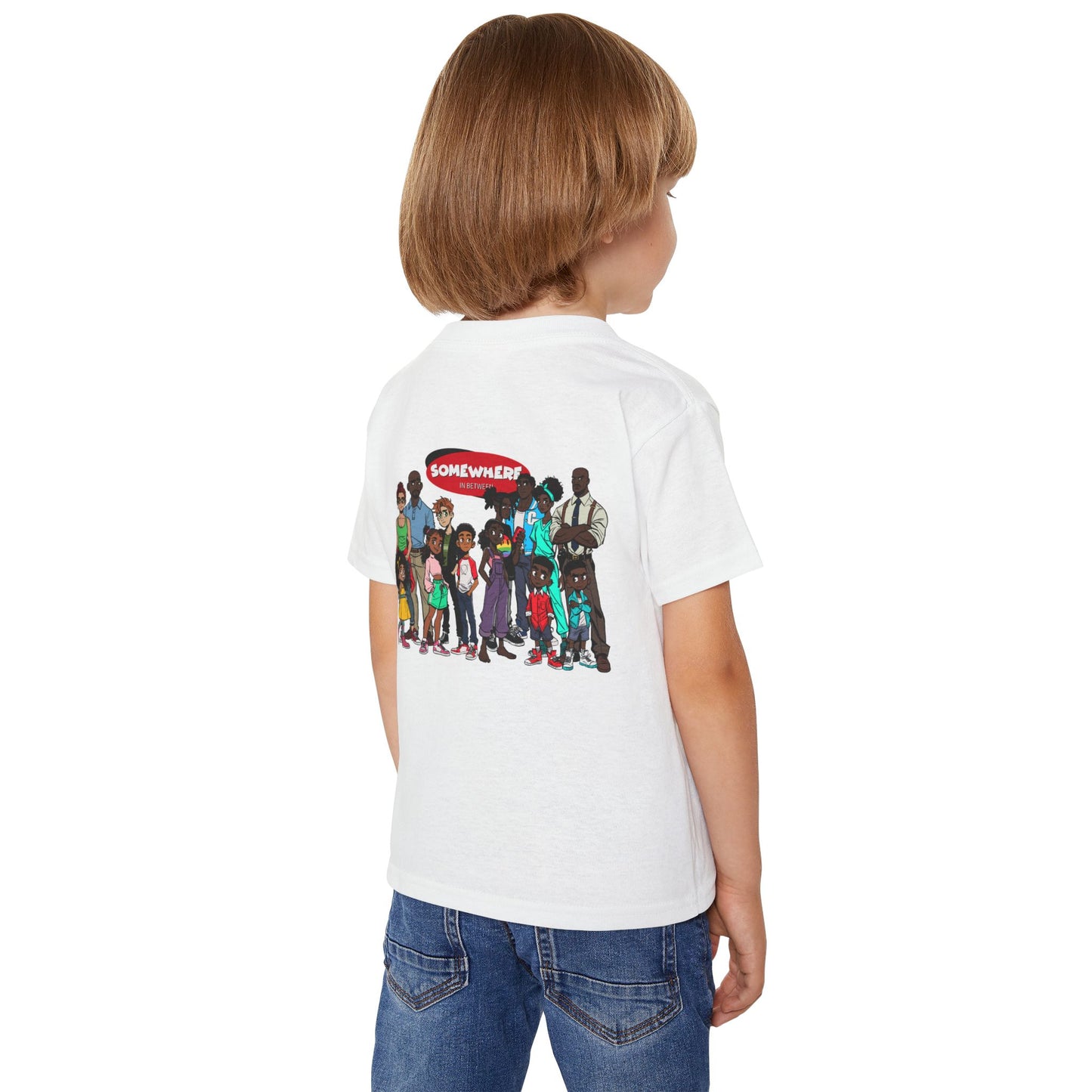 Somewhere in Between™ Toddler Family Portrait Tee