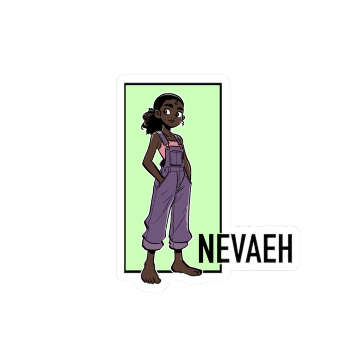 Somewhere in Between™ Kiss-Cut Sticker – Nevaeh Edition