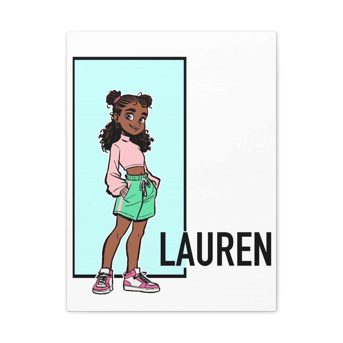 Somewhere in Between™ Lauren Matte Canvas — Stretched 1.25" Depth