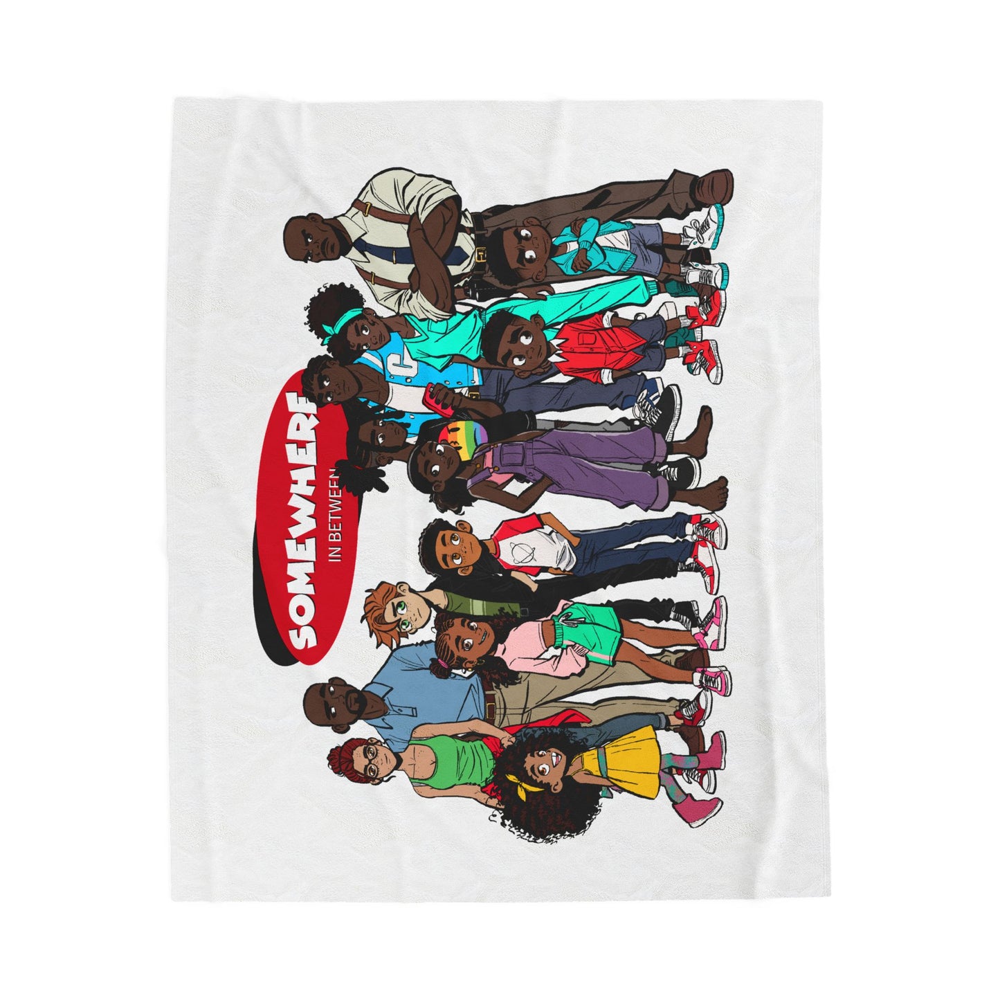 Somewhere in Between™ Cozy Velveteen Plush Blanket