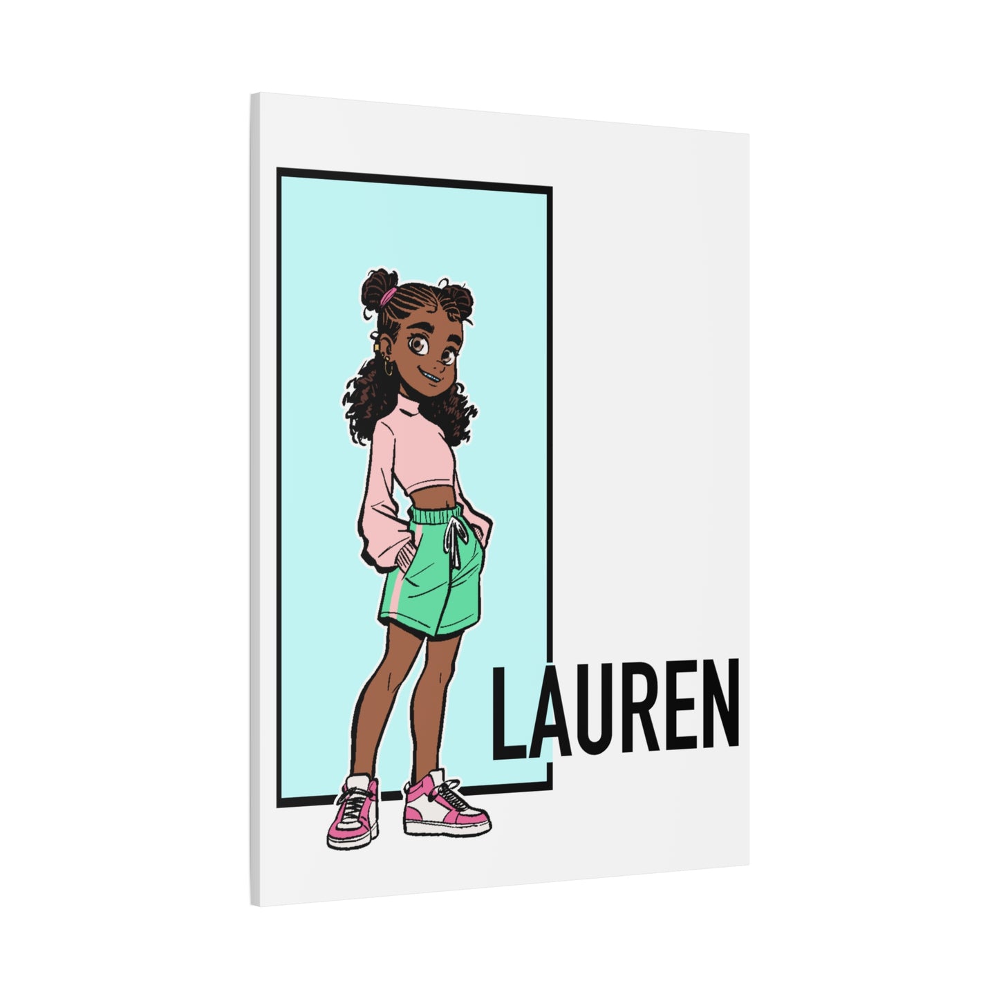 Somewhere in Between™ Lauren Matte Canvas — Stretched 1.25" Depth