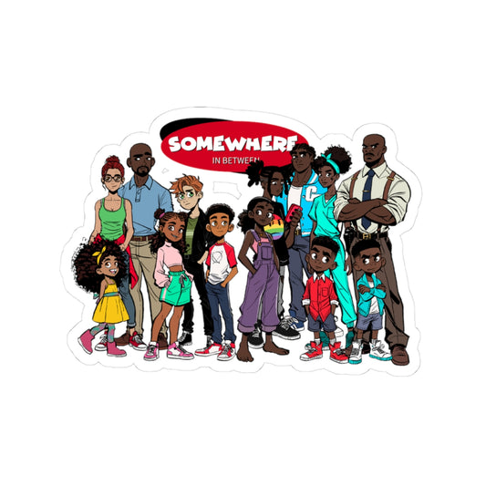 Somewhere in Between™ Die-Cut Sticker – “Family Portrait” Edition