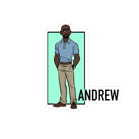 Somewhere in Between™ Kiss-Cut Sticker – Andrew Edition