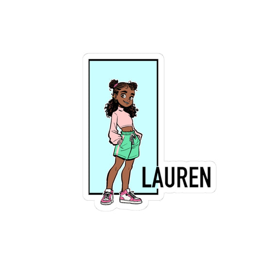 Somewhere in Between™ Kiss-Cut Sticker – Lauren Edition