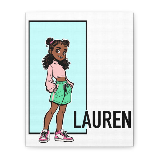 Somewhere in Between™ Lauren Matte Canvas — Stretched 1.25" Depth