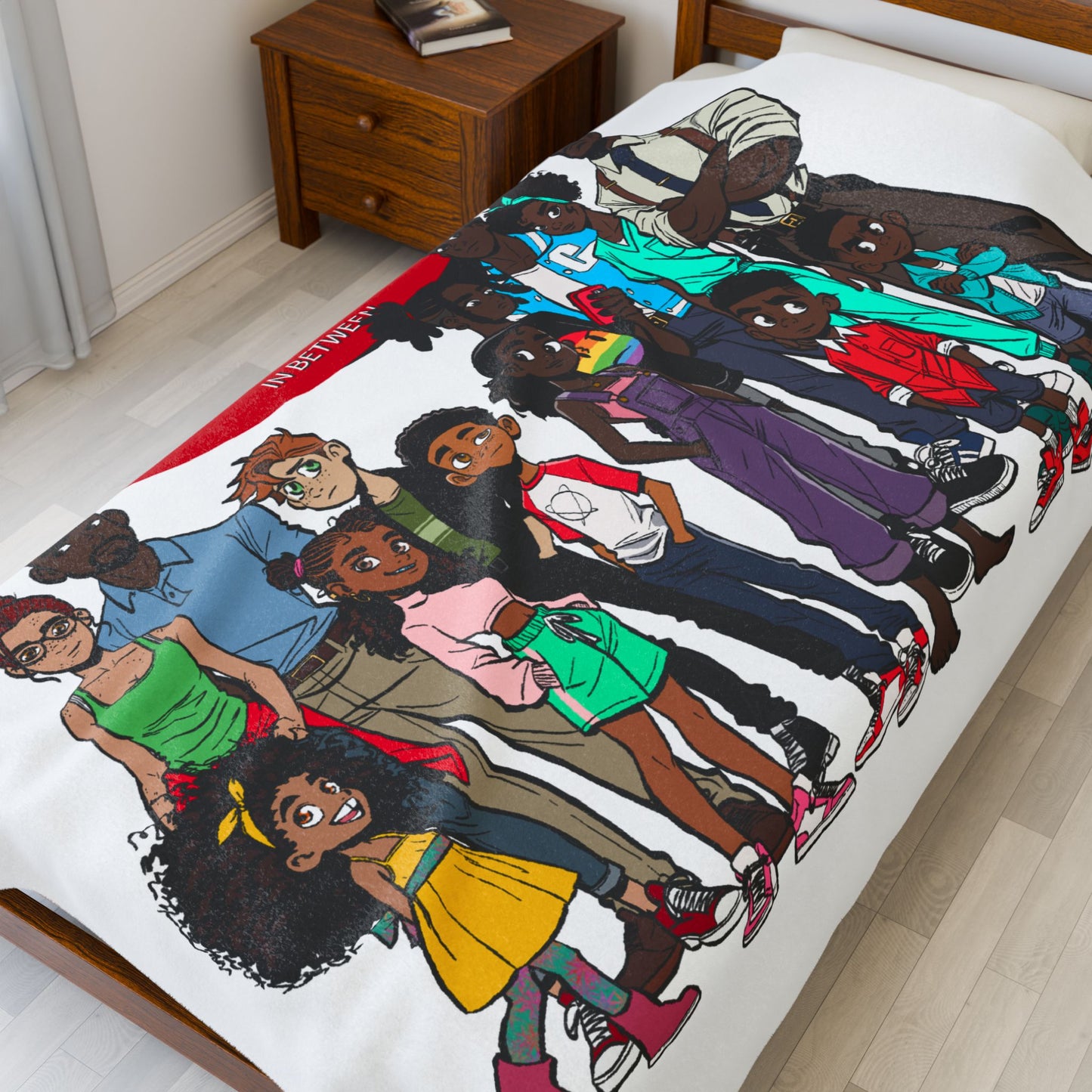 Somewhere in Between™ Cozy Velveteen Plush Blanket