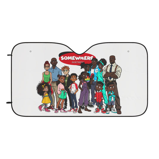 Somewhere in Between™ “Family Road-Trip” Car Sun Shade